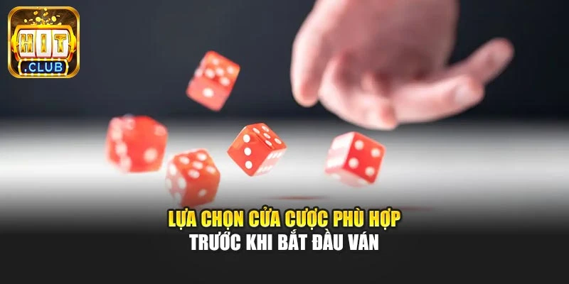 Lựa chọn cửa cược phù hợp trước khi bắt đầu ván